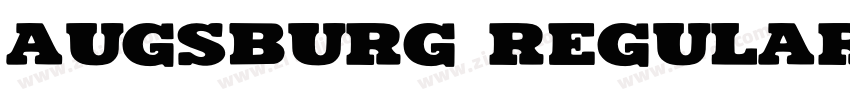Augsburg Regular字体转换